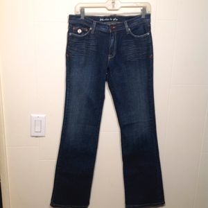 Plastic by Gly womens jeans size 11 flare leg